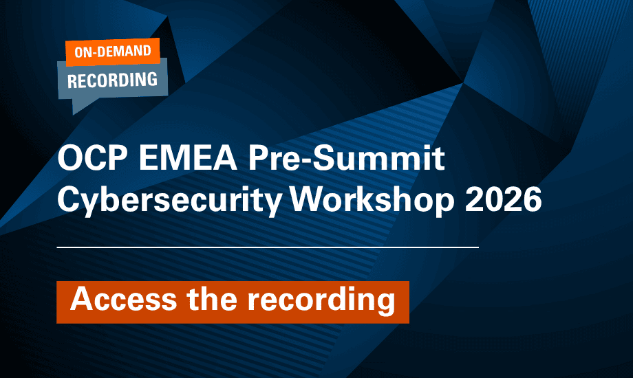 Can an OCP S.A.F.E. security review contribute to Cyber Resilience Act (CRA) compliance? Key insights from the OCP Pre-Summit Cybersecurity Workshop
